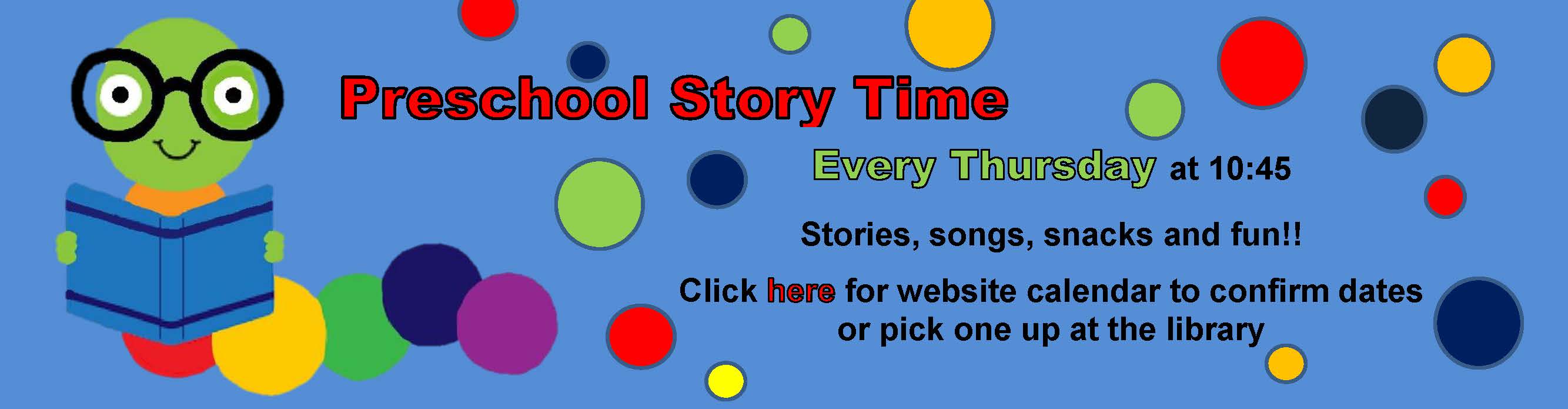 Preschool Story Time